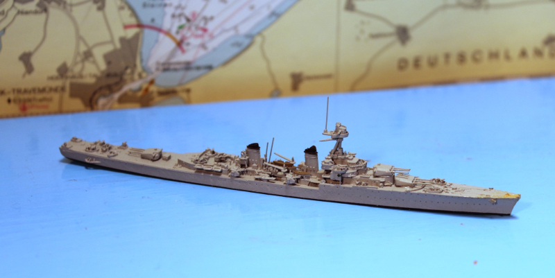 Cruiser "Gloire" damaged (1 p.) F 1943 Neptun N 1441A